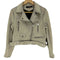 ザラ ZARA スエード ダブル ライダース  ジャケット レディース import:M